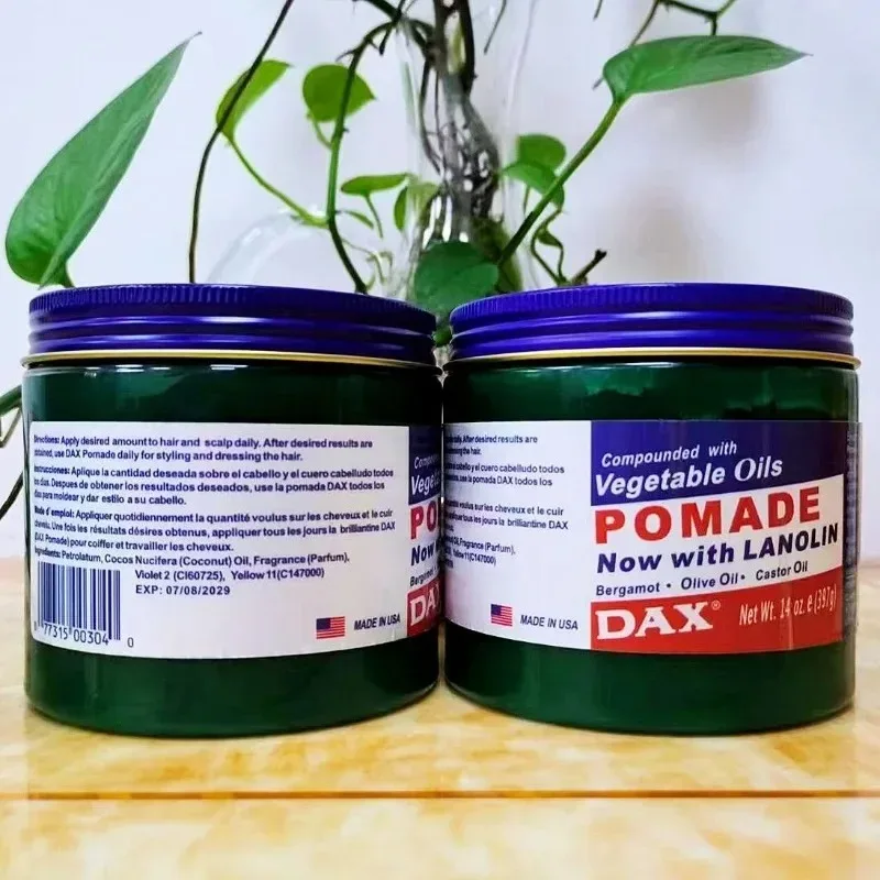 Hair Care Vegetables - 397ml DAX Vegetable Oils Pomade Hair