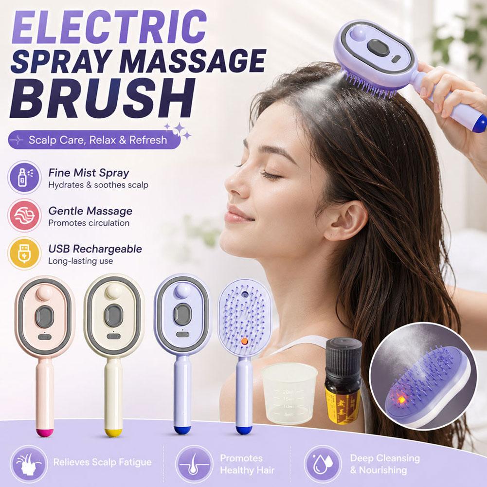 Hair Care Is Self Care - Electric Spray Air Cushion Massage Comb