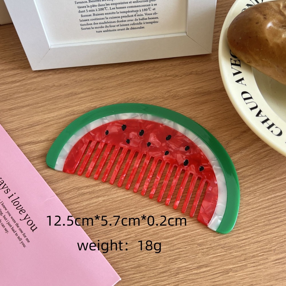 Hair Care Vegetables - Hair Care Tulip Acetate Comb Cartoon