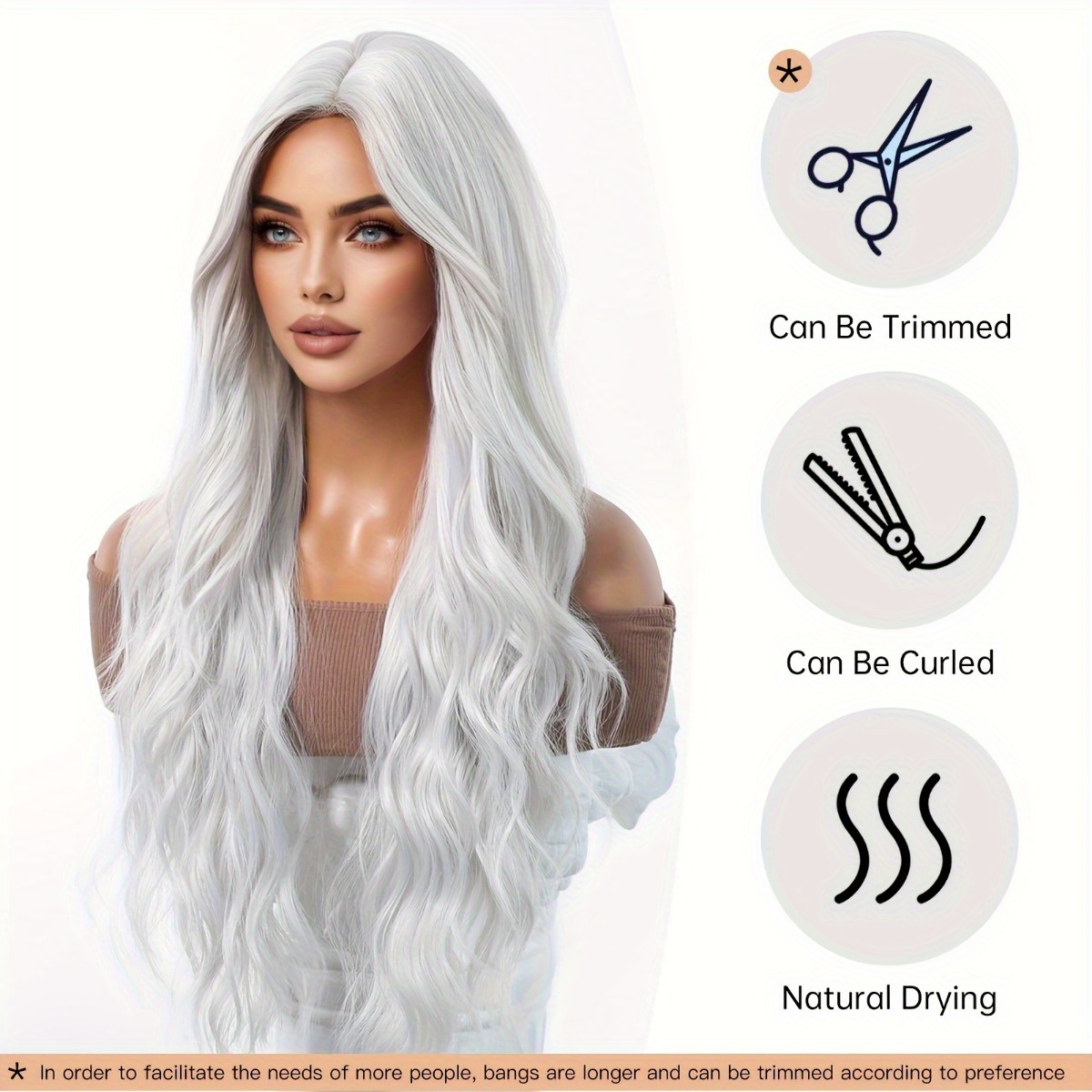 Anxin Brand Synthetic Fiber Wi - Hair Care Natur ulasan dan harga