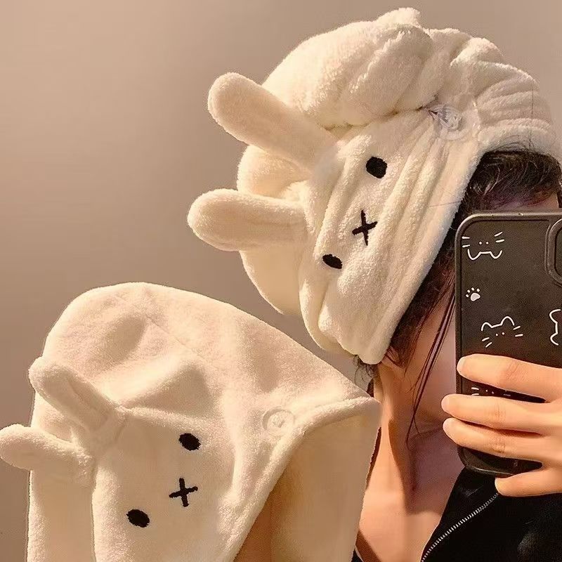 Cute Rabbit Ear Hat Miffy Dry  - Hair Care In Japan ulasan dan harga