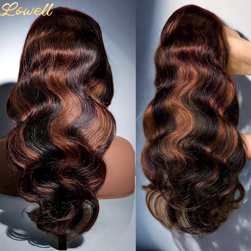 Highlight Body Wave 13x6 HD Om - Lace Front Wig ulasan dan harga