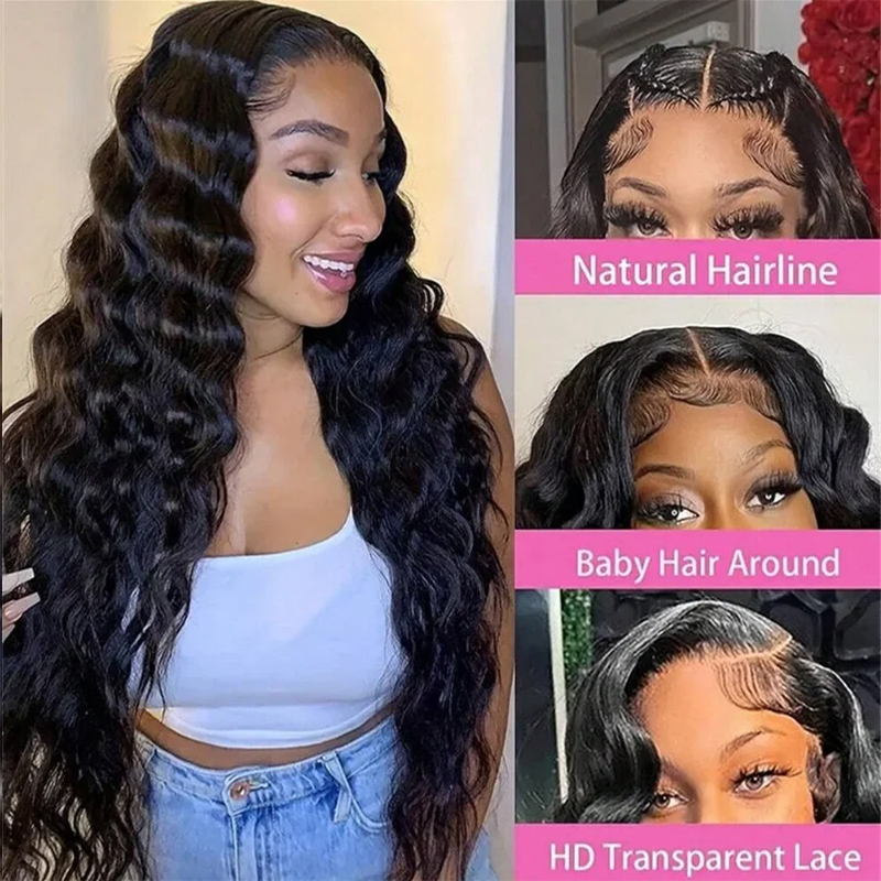 220% Density 38 Inch Loose Wav - Lace Front Wig ulasan dan harga