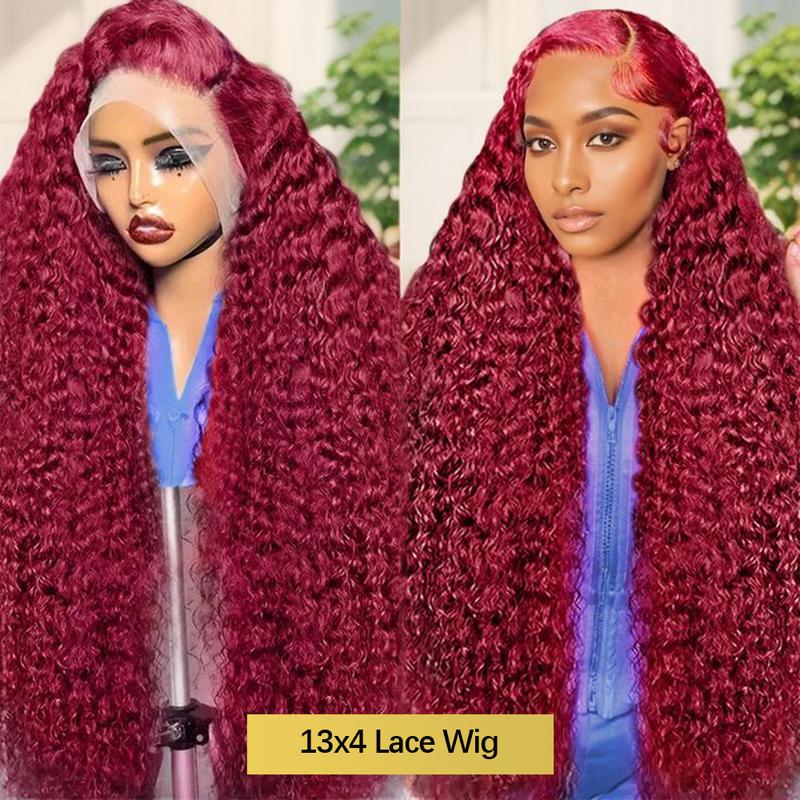 99j Deep Wave Lace Front Hair  - Lace Front Wig ulasan dan harga