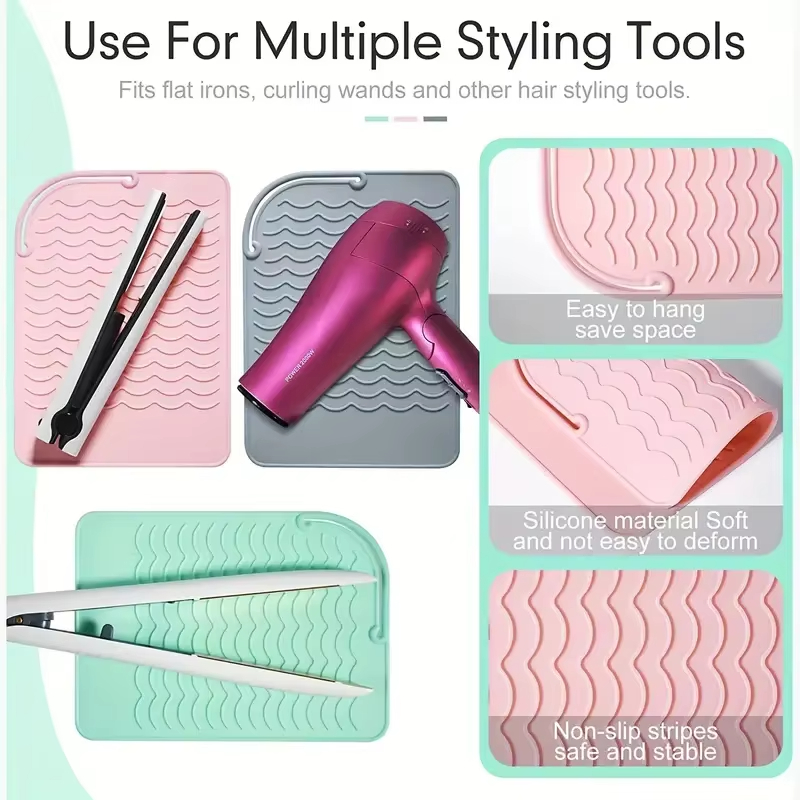 Silicone Heat Resistant Mat fo - Hair Care Tools ulasan dan harga