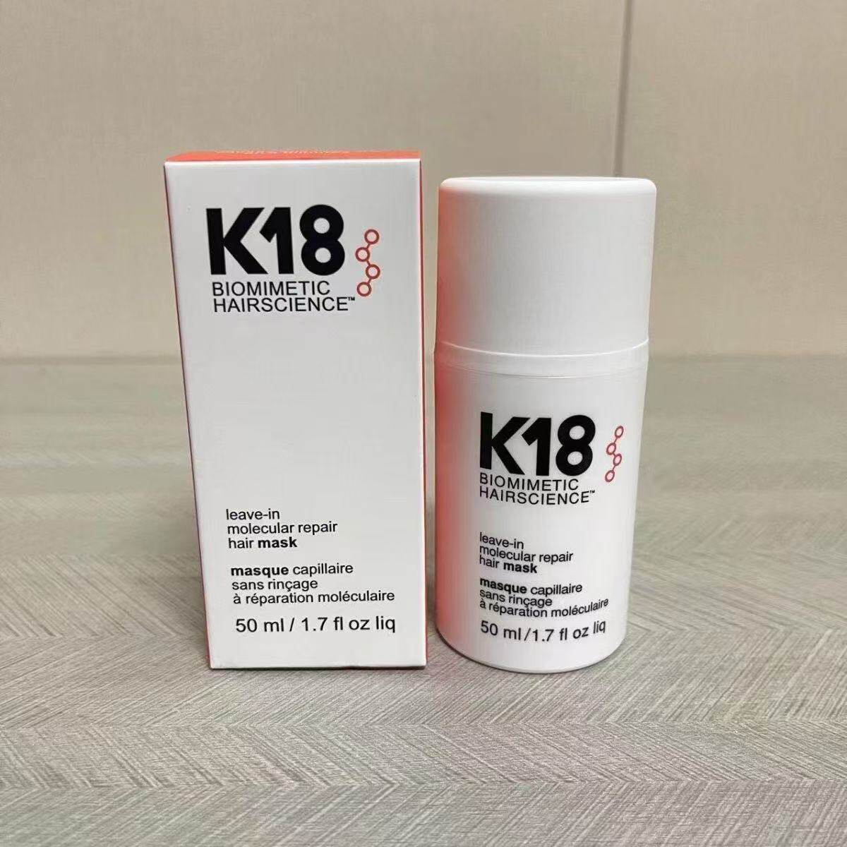 Original 50ml K18 Leave-In Mol - Hair Care Dupes ulasan dan harga