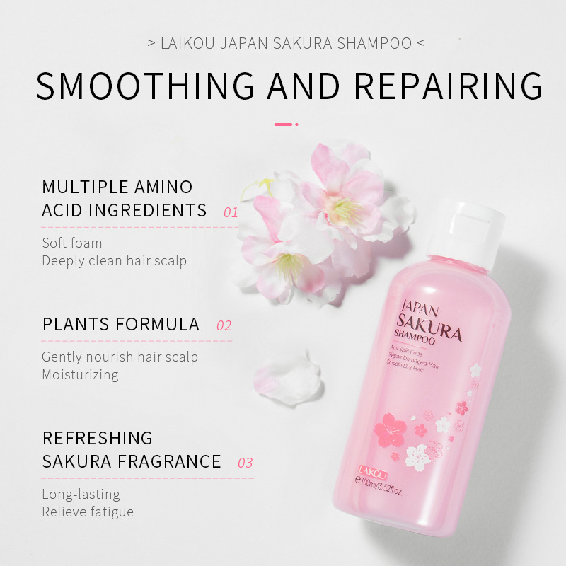 LAIKOU Japan Sakura  Shampoo R - Hair Care In Japan ulasan dan harga