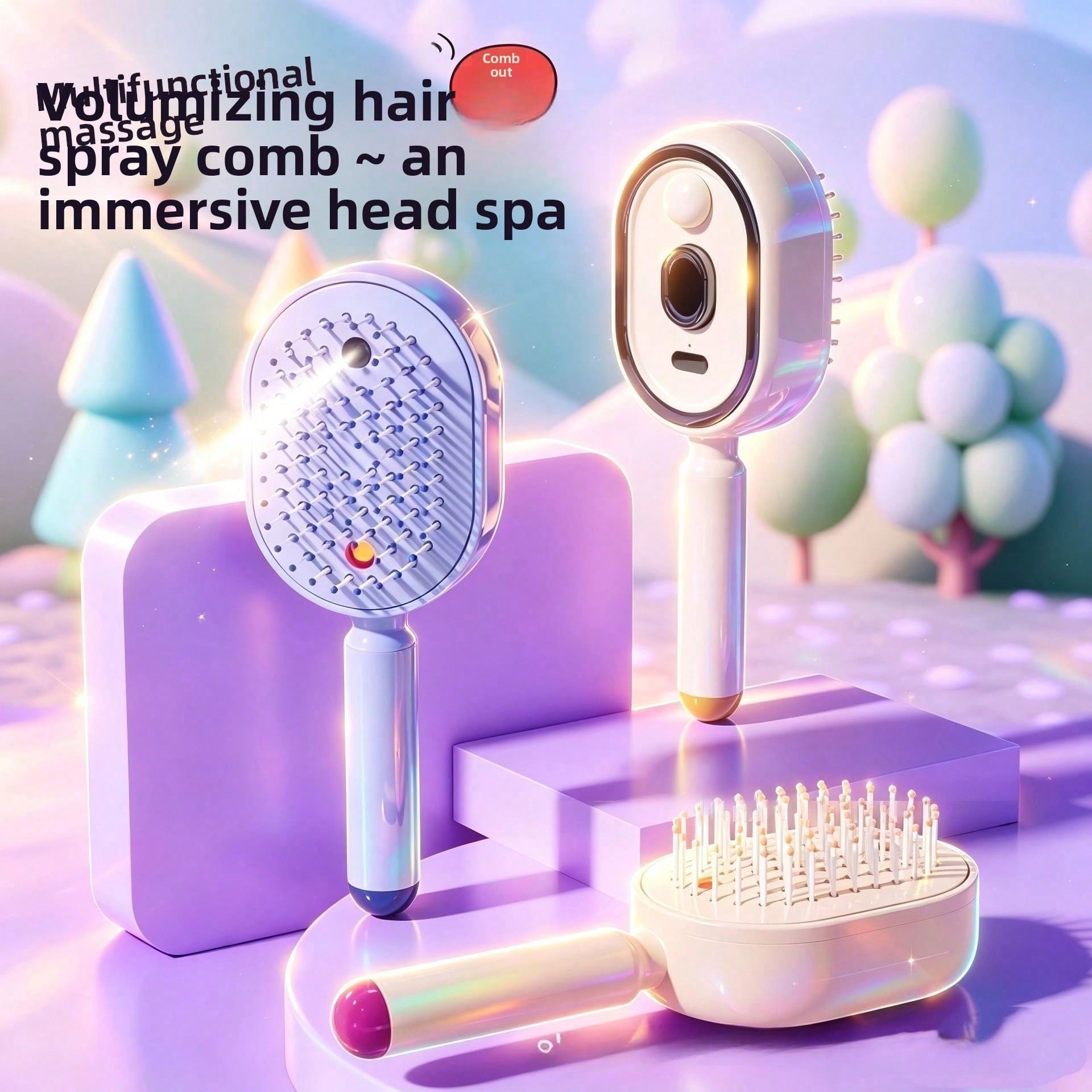Electric Spray Airbag Massage  - Hair Care Is Self Care ulasan dan harga