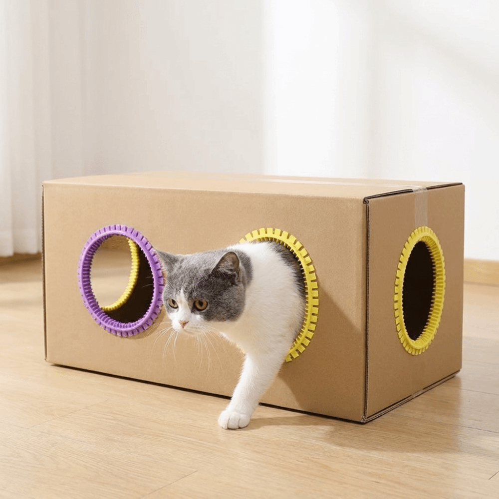 Plastic Cat Tunnel Brush Soft  - Hair Care Is Self Care ulasan dan harga