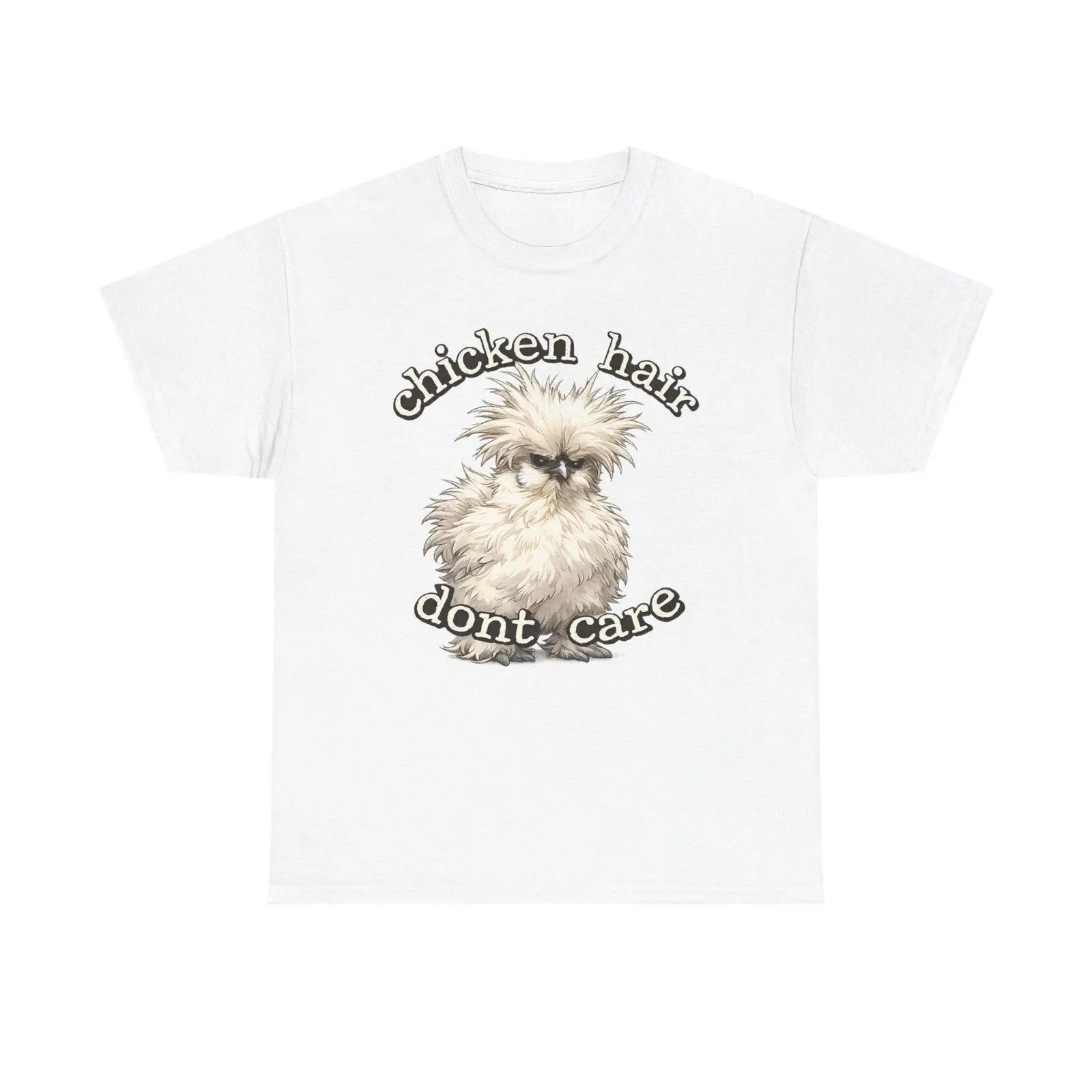 Chicken Hair Dont Care T Shirt - Hair Care Illustration ulasan dan harga