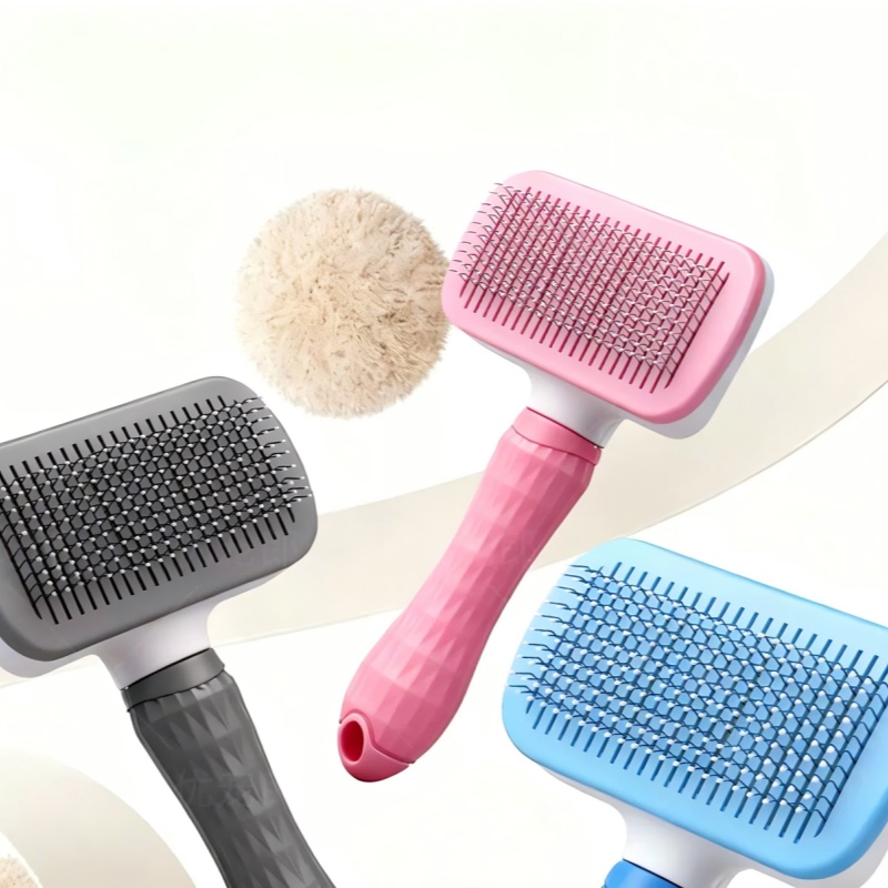 Self‑Cleaning Slicker Brush Pe - Hair Care Is Self Care ulasan dan harga